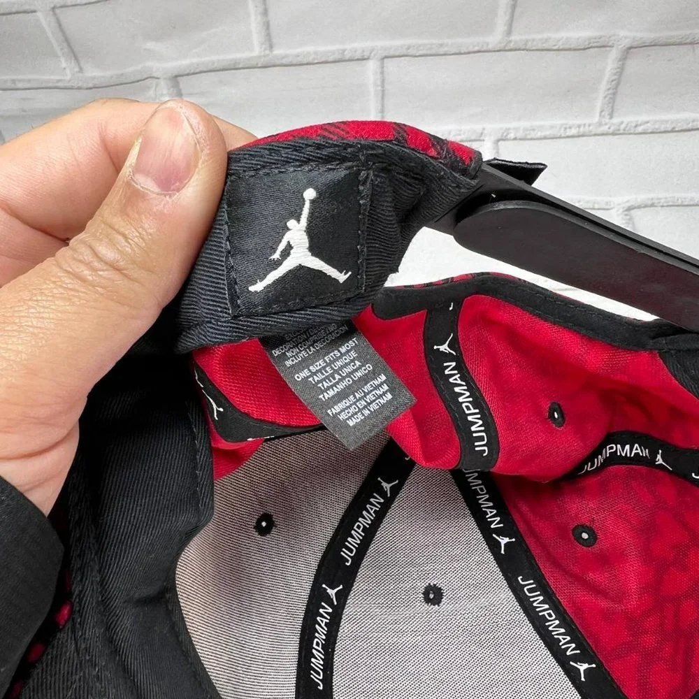 Air Jordan Cement Elephant Jumpman Hat Snapback‎ Cap Red Men